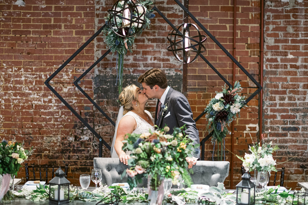 DIY With Me: We don't miss a thing, the wedding ceremony decor easily moved to the reception to create a one of a kind space for the bride and groom.  Hundreds of geometric shapes filled the air, the fragrance of flowers and love was in the air, by Crows Nest Arts